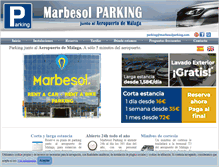 Tablet Screenshot of marbesolparking.com